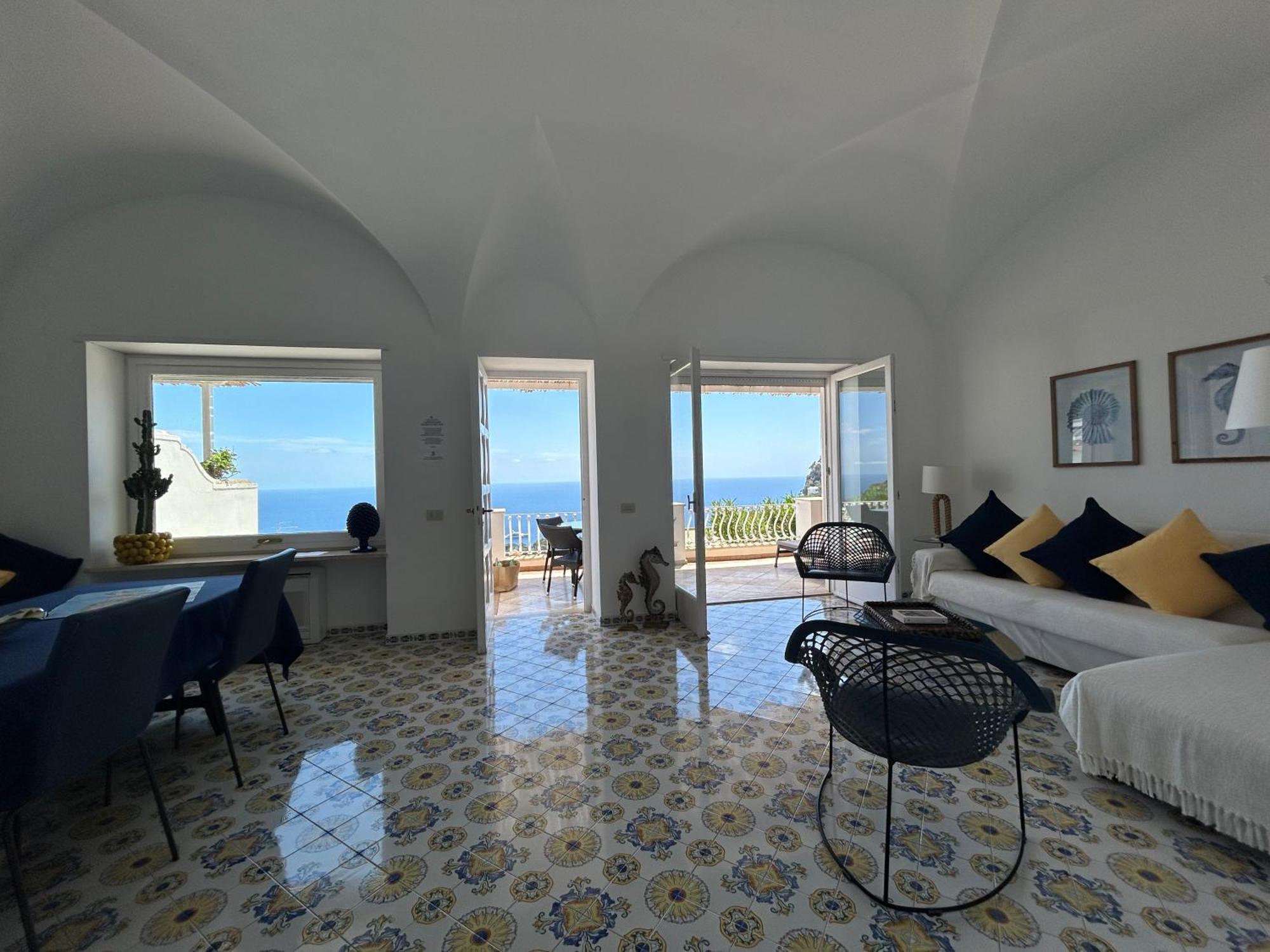 Villa La Panoramica 3 Camere 3 Bagni Капри Екстериор снимка